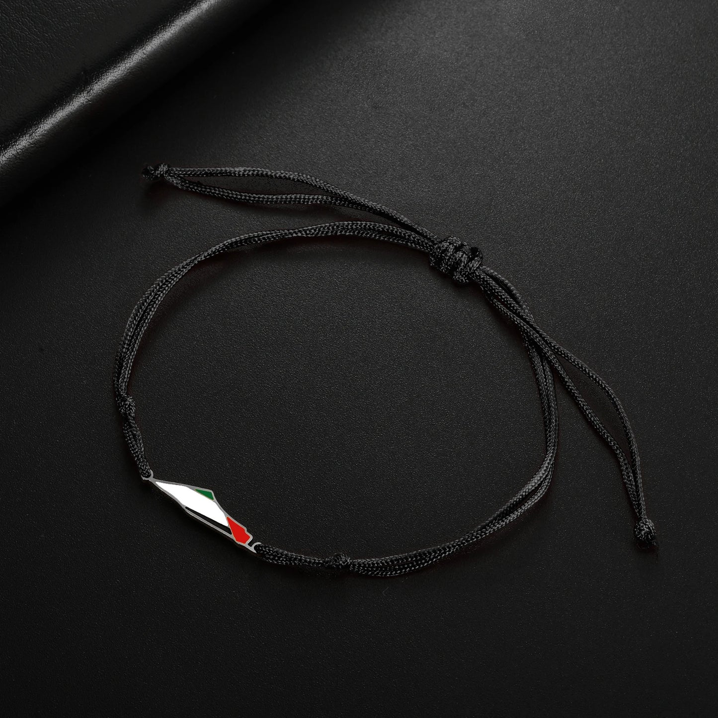 COOLTIME Palestine Map Charm Women Bracelets Stainless Steel Adjustable Double Layer Men Geography Bracelet jewelry Wholesale