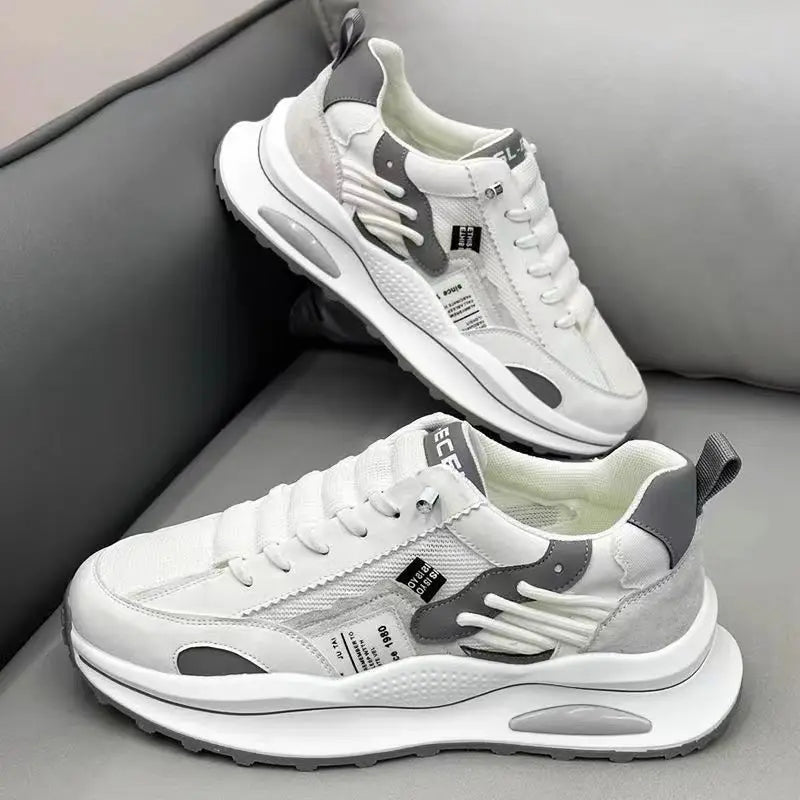 Brand Men Sneakers Thick Sole Comfortable Running Shoes Male Outdoor Mesh Sports Shooes Fashion Men Walking Shoes tenis hombres.