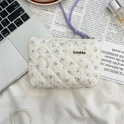 Cute Travel Cosmetic Lipstick Earphone Card Small Portable Storage Bag Purse Mini Makeup Handbags Pouch Organizer In Make Up Bag