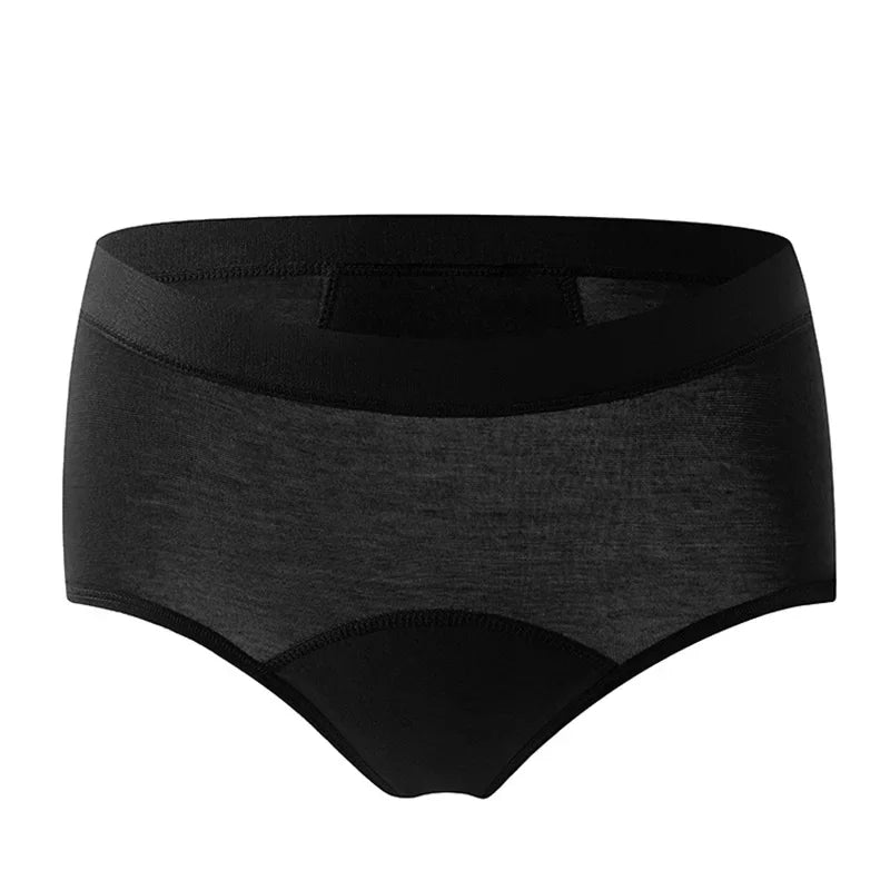 Plus Size Pure Cotton Triangle Menstrual Period Underwear Women's Sanitary Pants Leak Proof Comfortable Innerwear Female Period.