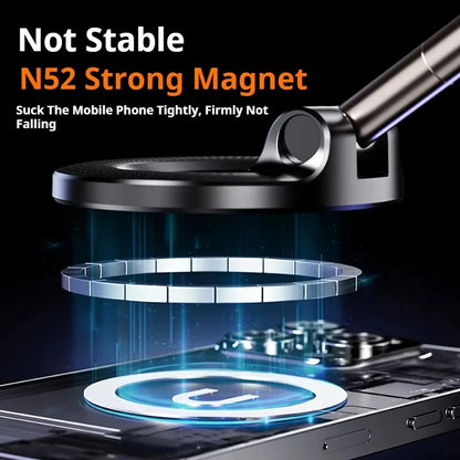 Xiaomi Magsafe Car Phone Holder Suction Cup Vacuum Magnetic Phone Stand 360° rotatable and Foldable Suction Cup Phone Holder.