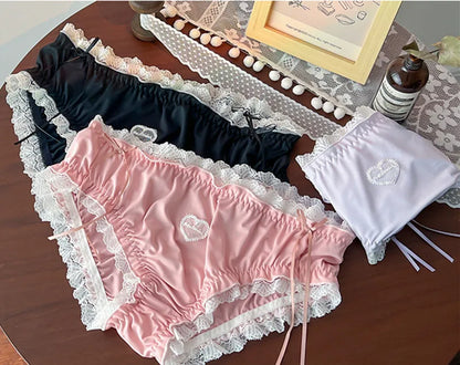 Sexy panties Plus size ropa interior femenina lace lenceria sweet calzones para mujer high elasticity underwear women Lingerie.