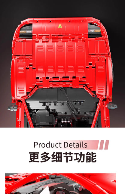 4026PCS Technical LOX Edition F40  Assembly MOC 140629 Building Block Car Supercar Model Adult High Difficulty Racing Toys