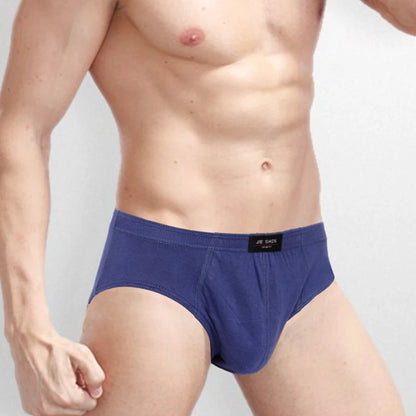 4 Pcs/Lot Men's 100% Cotton Breathable Briefs Comfortable Male Underwear Lingerie Panties Underpants Plue Size Xl -5Xl.