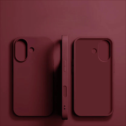 Luxury Liquid Silicone Phone Case for APPLE iPhone 11 13 12 14 15 16 Pro Max Cases for iPhone 15 Plus Shockproof Protector Cover.