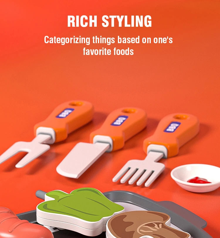 Kitchen Food Role Play Pretend Play Children Toy Ice Cream Candy Sweet Dessert Accessories Toys for Kid Christmas Birthday Gifts.