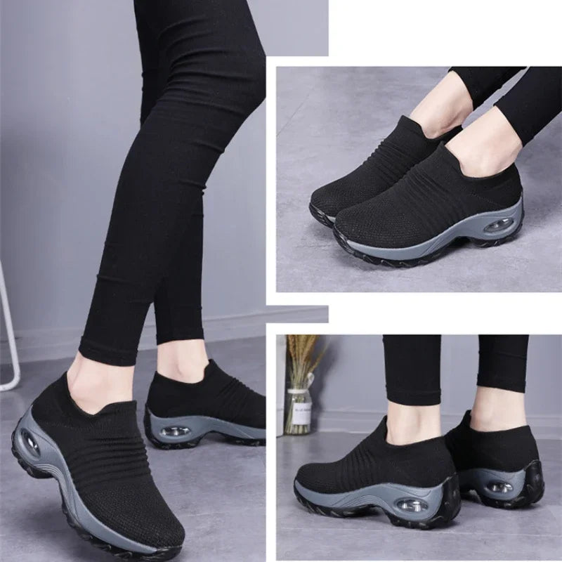 Women's Sneakers Versatle Ladies Orthopedic Sneakers Platform Shoes Women Casual Shoes Non-slip Wear-resistant Tennis Women.