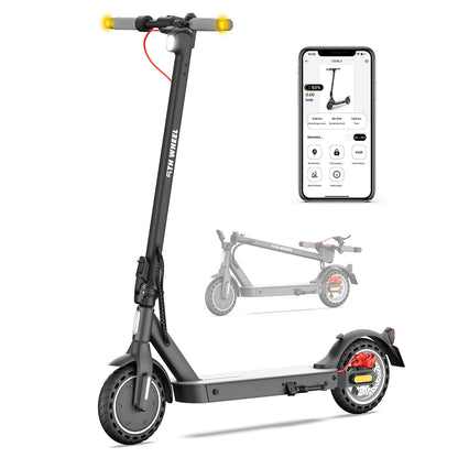 5TH WHEEL E30 ABE Adult Electric Scooter 350W Motor 36V 7.5AH Battery City Electric Scooter 8.5" Solid Tires Foldable E-Scooter