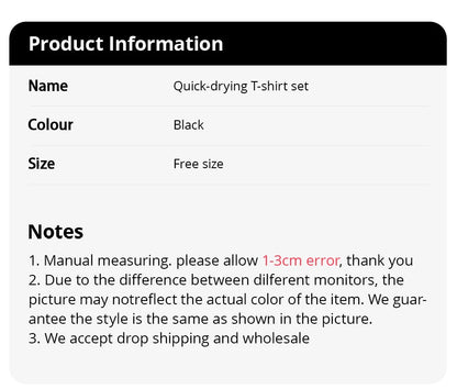 2-pcs Men's Quick-drying Exercise Black-and-white Suit Running Fitness Breathable Short Sleeve Comfortable Joker Playing Shorts.