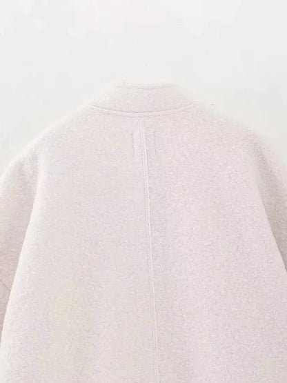 TRAFZR Damenjacken Frühling 2023, elegantes Fleece, Vintage, neue Oberbekleidung, Langarm, Harajuku, Y2k, Streetwear, Bomberjacken