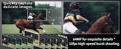 NBD 64MP Digital Cameras for Photography, 16X Optical Zoom Camera with WiFi & App Control, Vlogging Camera with 180°Flipable Scr.