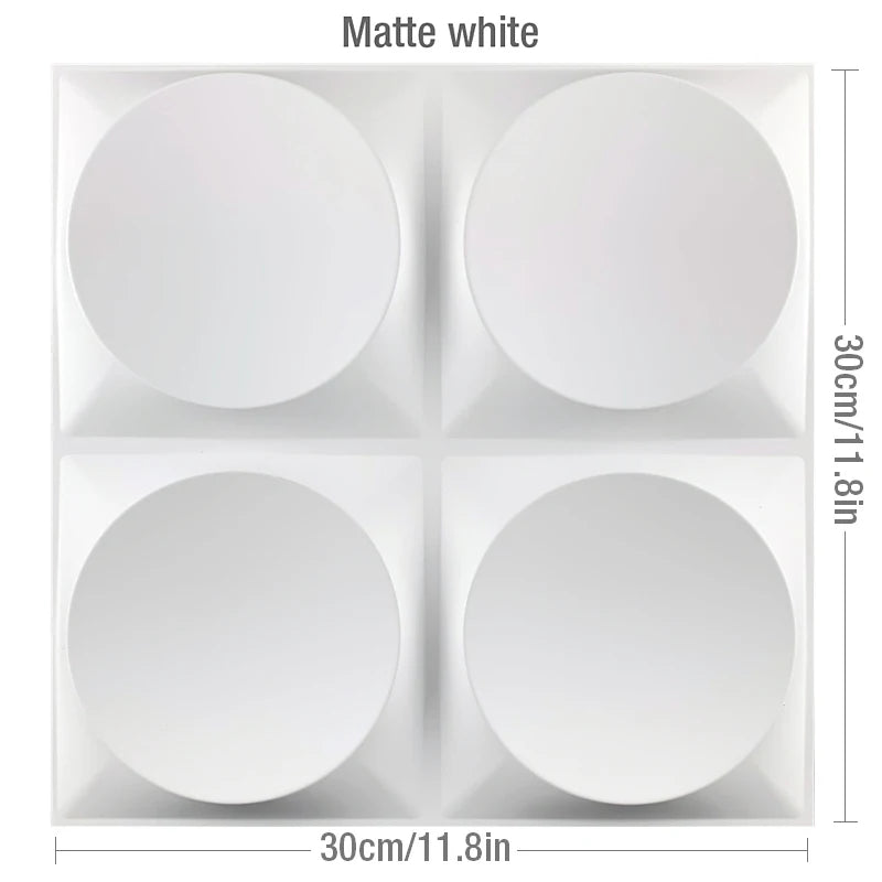 12 Pcs Super 3D Art Wall Panel PVC Waterproof renovation 3D wall sticker Tile Decor Diamond Design DIY Home Decor11.81''x11.81''