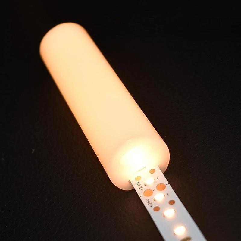 Round Flexible LED Neon Rope Lamp Silicone Tube 180/270/360° Tape Lamp Diffuser For WS2811 WS2815 Outdoor Decor Neon Strip Light.