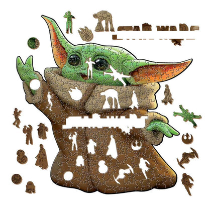 Movie Characters Wooden Puzzle Film Star Wood Jigsaws 2D Magic School Badge Character Jigsaw Toys for Kids.