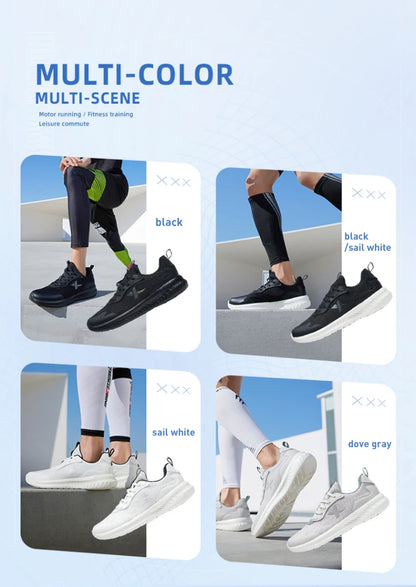 Xtep XingYun Men's Running Shoes Male 2023 Comfortable Sports Shoes Cushioning Breathable Casual Sneakers For Men 878119110007.
