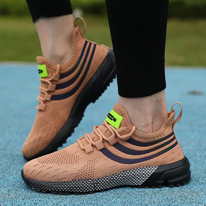 Brand Sports Shoes Breathable Mesh Running Shoes Men's Shock-absorbing Cushion Sports And Leisure Shoes Sneakers For Sale.