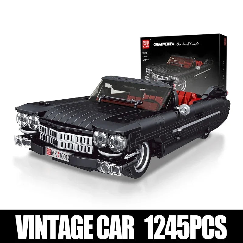 Mould King 10012 Technical Car Model Toys The Eldorado Set Building Block Assembly Creative Brick Kids Christmas Gift.