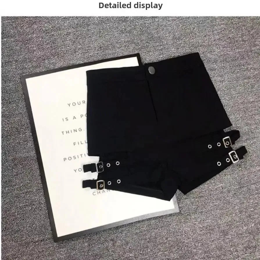 Lisa Style Stage Costume Sexy Bass High-Waisted Shorts Jazz DS Hot Pants Steel Tube Dance Trousers Essential Underwear.