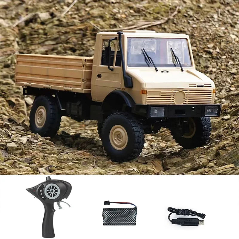1/12 LDRC RC Crawler LDP06 Car Model 4×4 Off Road Vehicle Linear Speed Truck Remote Control Car 15KM/H Battery for Boys Toys.