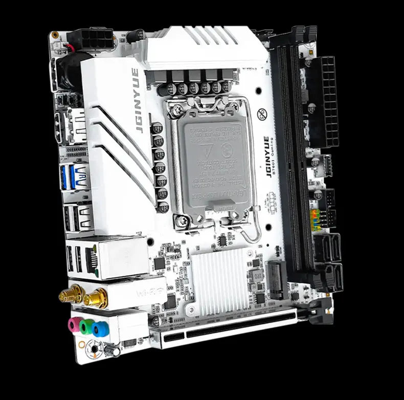 JGINYUE B760i Motherboard LGA 1700 Support Intel Core 12th 13th DDR4 3200mhz RAM Latest mini itx B760i-GAMING.