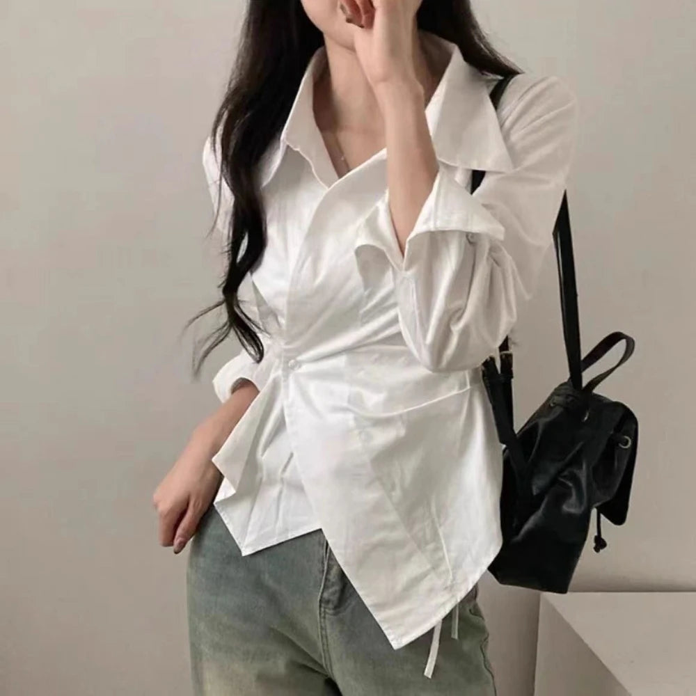 Spring Autumn Casual Striped Shirt Women Shirts Fashion Female Long Sleeve Slim Blouse Tops Office Lady Shirts.