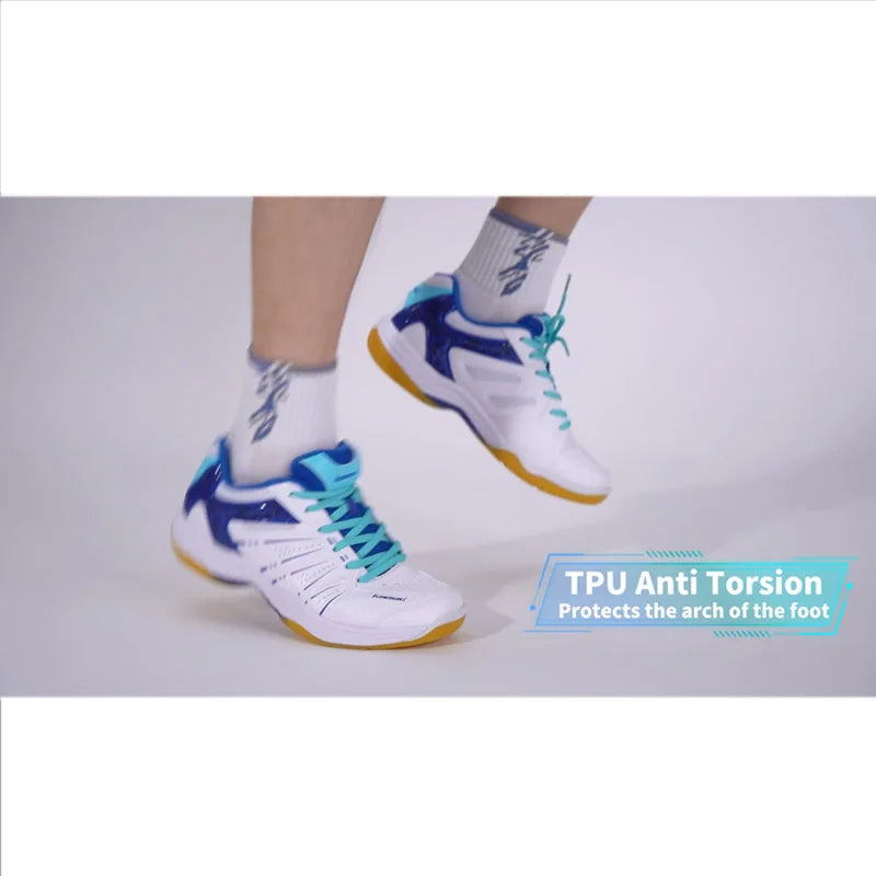 Kawasaki New Badminton Shoes Sneakers Mens Tennis Breathable Anti-Slippery Sport Shoes for Men Women K-065D.