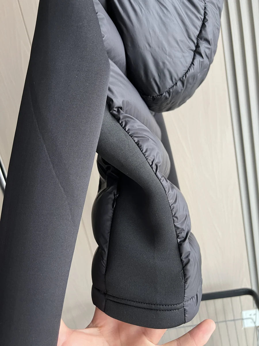 2025 Winter New Arrival  Women's Lightweight Warm Down Jacket with Long Sleeves and Zippered Hooded Sports Coat 4391742.