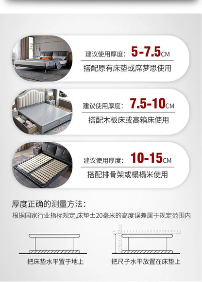 King Thailand Latex-Bettmatratze, hochwertige Molblly Tatami, faltbare Queen-Size-Matratze, Queen-Size-Schlaf, Colchoneta, Wohnmöbel