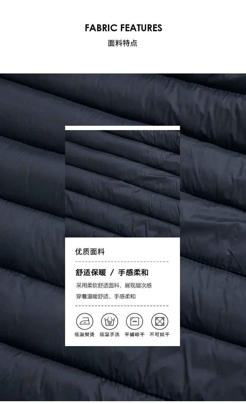 New Autumn Men's Thin Cotton Jacket Ribs Middle-aged and Elderly Hooded Cotton.