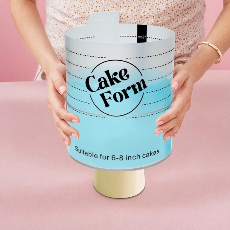 Adjustable Round Cake Ring Mold Retractable Fondant Tools Mousse Cake Ring Acrylic Circle Baking Ring Cake Tools.