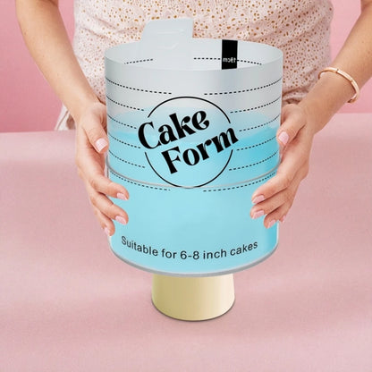 Adjustable Round Cake Ring Mold Retractable Fondant Tools Mousse Cake Ring Acrylic Circle Baking Ring Cake Tools.