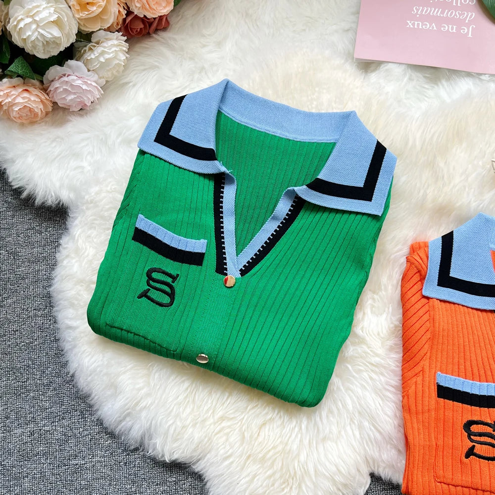 YuooMuoo 2023 Neue Sommer Frauen Gestrickte Lange Kleid Elegante Stickerei Dünne Elastische Bodycon Pullover Kleid Büro Dame Vestidos.