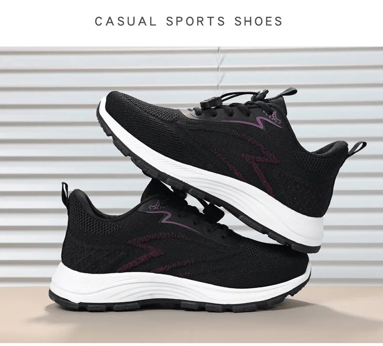 2025 Spring Women's Casual Sports Shoes Breathable and Comfortable Outdoor High Quality Single Shoes Trendy Women's Shoes