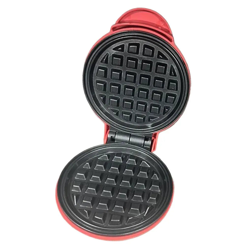 Sandwich Cake Baking Tray Mini Waffle Maker Nonstick Household Breakfast Electric Baking Pan Eggette Mini Waffle Biscuit Machine.