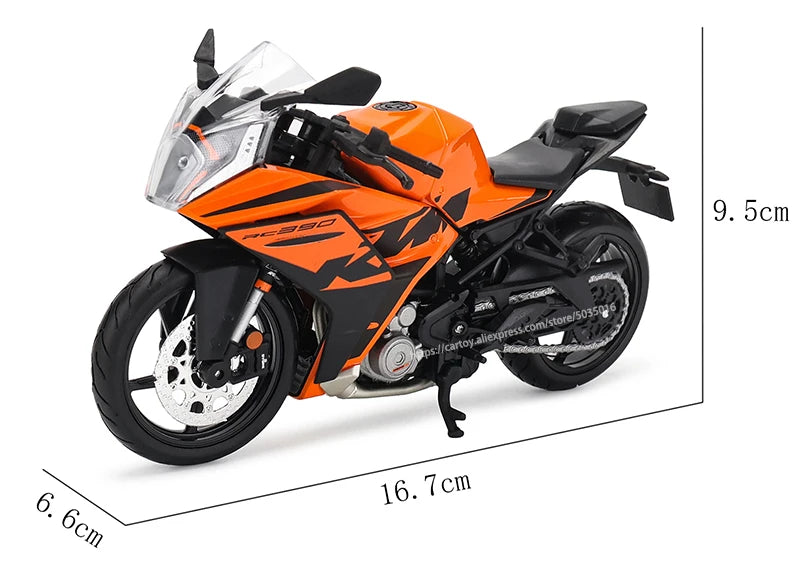 Maisto 1:12 KTM RC 390 simulation alloy motocross authorized motorcycle model toy car Collecting gifts.