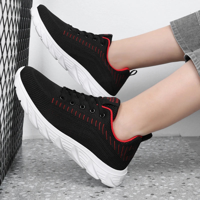 YRZL Lightweight Running Shoes Breathable Non-Slip Running Shoes Men Comfortable Sneakers Outdoor Sports Soft Wear-Resistant