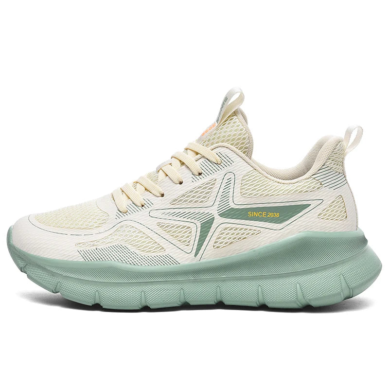 Men's Running Shoes Marathon Breathable Lightweight Women's Comfortable Casual Athletic Nonskid Walking Sports Sneakers