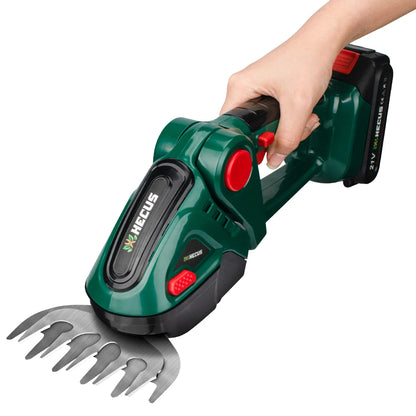 G Nadal 2 in 1 elektrischer Heckenschere 20000 U/min Handhaushalt Rasenmäher Gartenschere Elektrowerkzeug für Makita 18 V Akku Pin