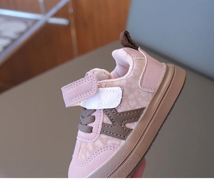 2025 Designers Kid's Sneakers PU Leather Waterproof Infant Baby Toddler Shoes Ergonomics Girl's Sneakers Children's Sport Shoes.