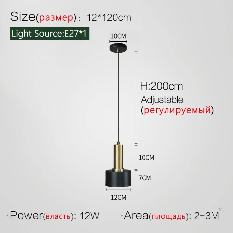 Minimalistischen esszimmer kronleuchter, moderne Nordic lampe, licht luxus wohnzimmer lampe, lange esstisch, bar tisch lampe.