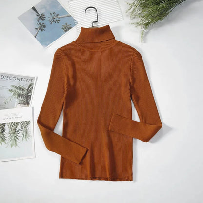 2026 neue Herbst Winter Rollkragen Langarm Gestrickte Pullover Einfarbig Multi Farbe Kaschmir Grundlegende Weiche Pullover