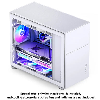 Jonsbo Pinecone D31 Case MATX ITX DTX Small Translucency Sub Screen of Video Games Support ATX Power 360 Cold Exhaust Chassis