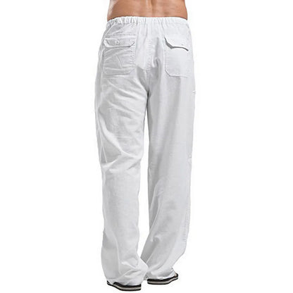 Men's Pants Loose Cool Casual Long Pants Elastic Waist Long Pant Casual Large Size Streetwear Lightweight Trousers.