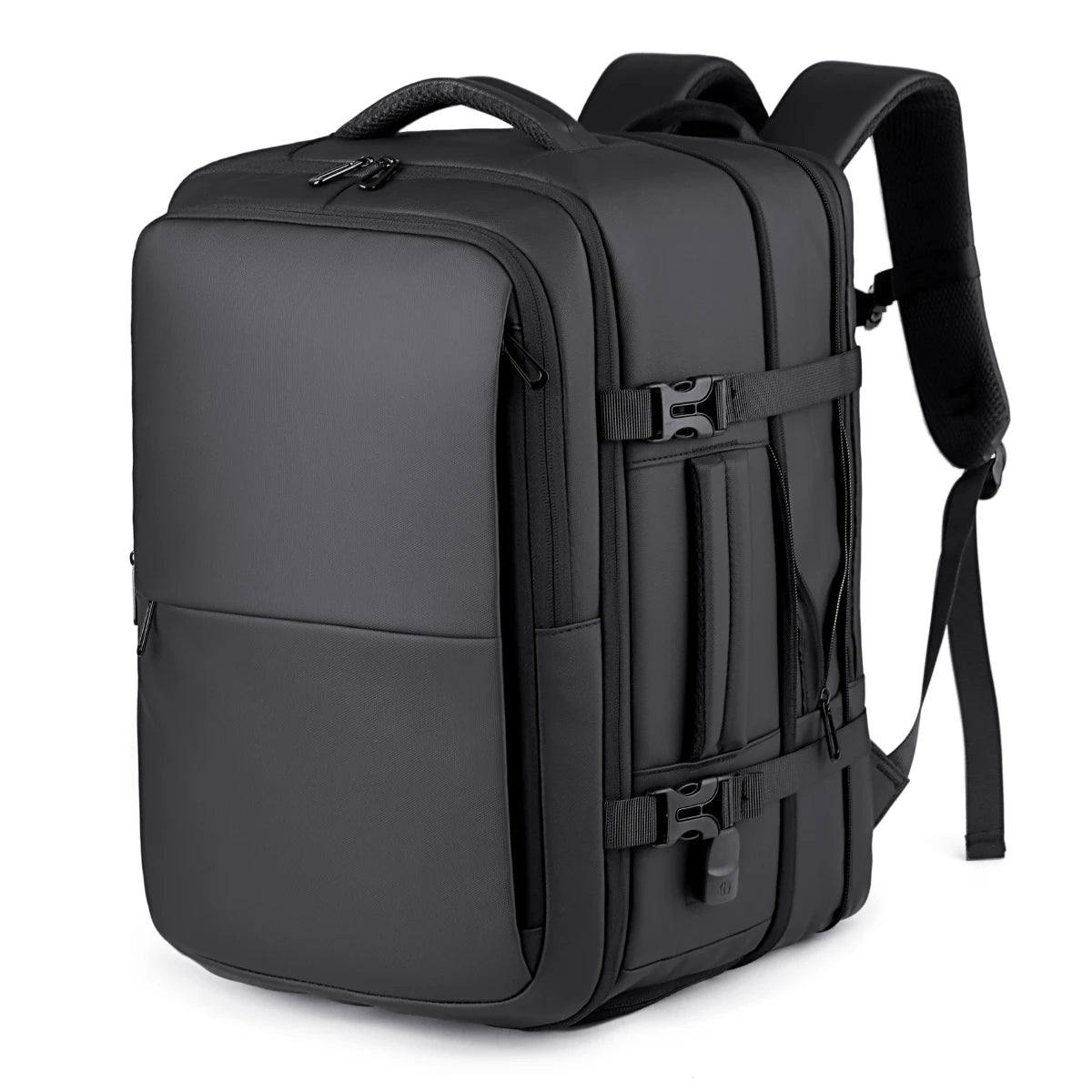 Urban Commuting Herren-Business-Rucksack mit großem Fassungsvermögen, wasserdicht, für Reisen, Boarding, Laptop, Geschäftsreise, Rucksack für Damen, erweiterbar, Familienreisen.