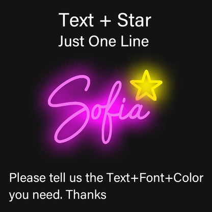 Custom Name Neon Sign Personalized Dimmable Neon Light Sign Christmas Birthday Gifts Boy Girl Bedroom Decor Wall Hanging Neon