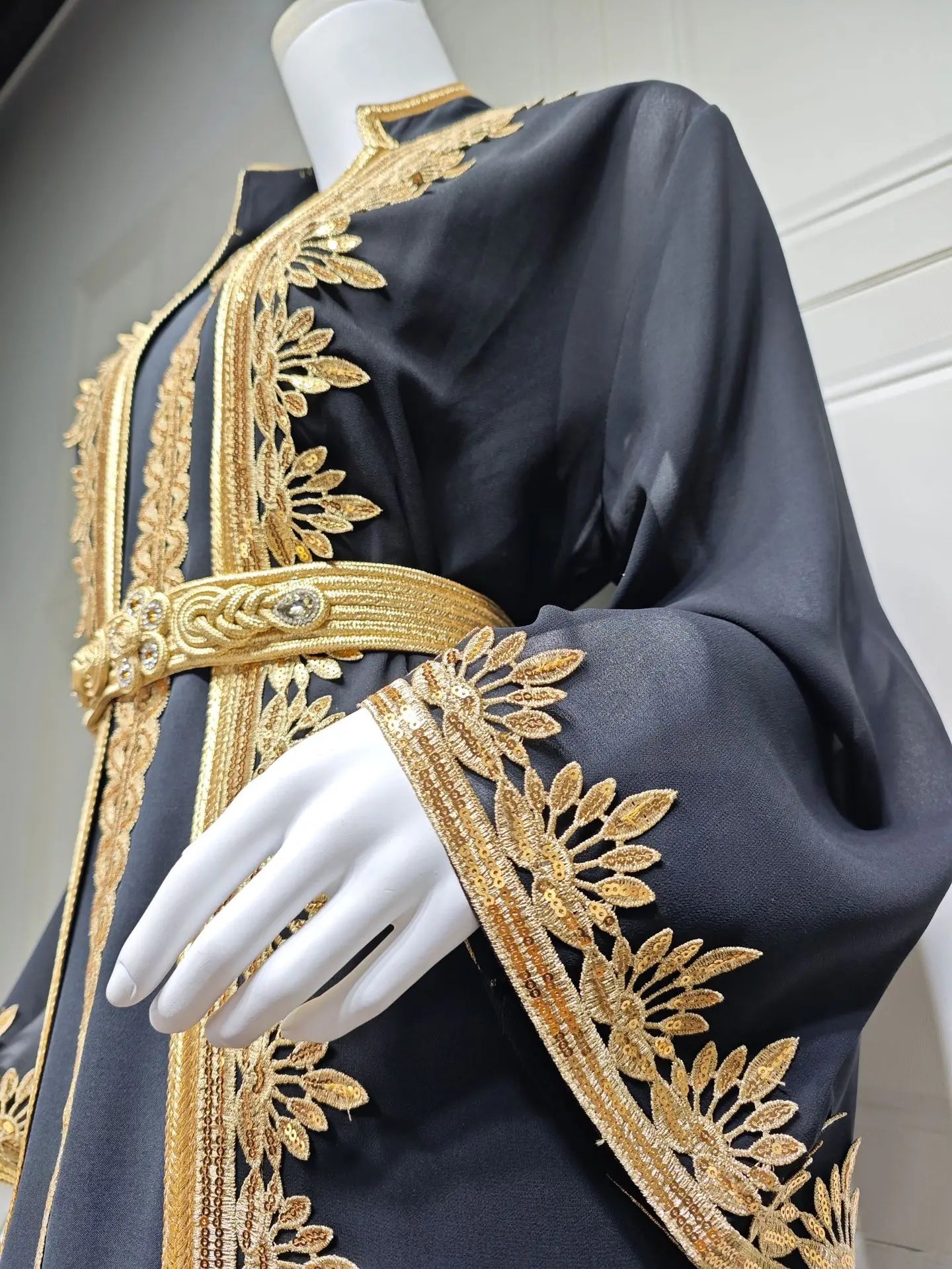 Eid Muslim Women Party Dresses Jalabiya 2 Piece Set Embroidery Arab Long Robe Ramadan Morocco Dubai Abayas Islam Vestidos Kaftan.