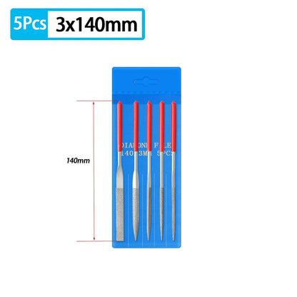 Diamant-Mini-Nadelfeilen-Set für Zimmerei, Schmuck, Stein, Glas, Metall, Keramik, Politur, Schnitzerei, DIY, Handwerk, Holzbearbeitung, Handwerkzeuge