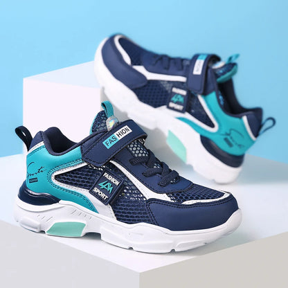 4 Color Kids' Breathable Mesh Sneakers Non-Slip School Sports Shoes for Boys Girls Lightweight Casual Walking Shoes.