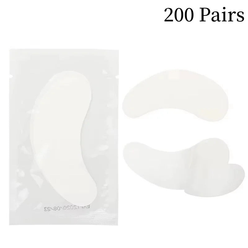 50pairs Eye Patches Under Eye Pads Paper Gel Lash Pad Eye Sticker Tips Wraps Hydrogel Eyelash Extension Patch Makeup Tool.