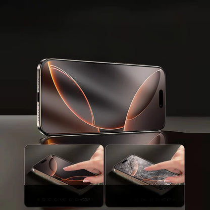 For Apple Iphone 16 Pro Max Plus Matte Frosted Anti Spy Tempered Glass Screen Protector for Iphone16 Anti Glare Protective Film.